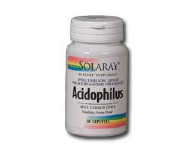 Solaray Acidophilus + Carrot Juice 60 caps Solaray Acidophilus + Carrot Juice 60 caps