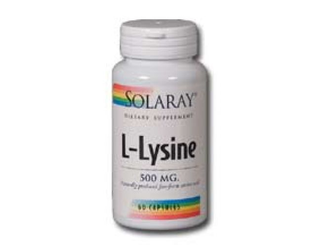 Solaray Free Form L-Lysine 500mg 120 Caps Solaray Free Form L-Lysine 500mg 120 Caps