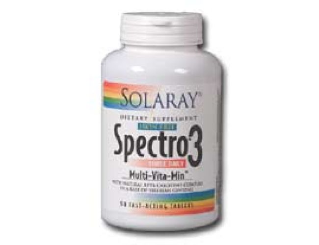 Solaray Spectro 3 Multi-Vita-Min Iron Free 180 Tabs Solaray Spectro 3 Multi-Vita-Min Iron Free 180 Tabs
