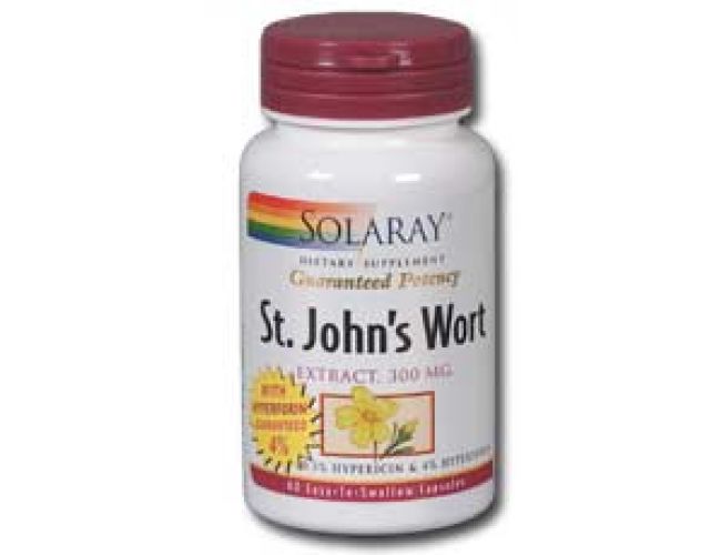 Solaray St. Johns Wort 300mg 60 caps Solaray St. Johns Wort 300mg 60 caps