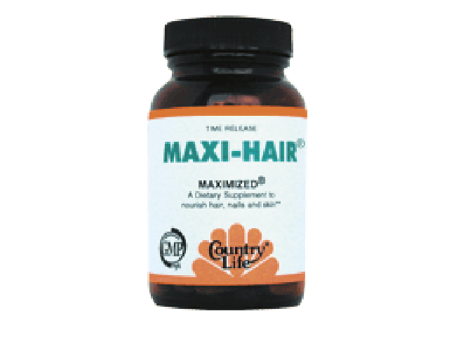 Country Life Maxi-Hair Maximized 60 Tabs Country Life Maxi-Hair Maximized 60 Tabs