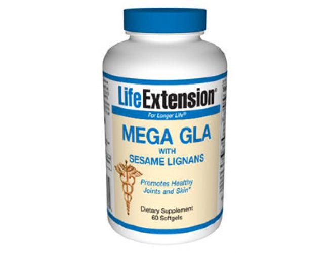 Life Extension Mega GLA with Sesame Lignans 60 Softgels Life Extension Mega GLA with Sesame Lignans 60 Softgels