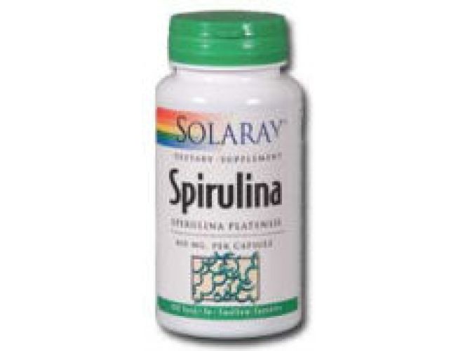 Solaray Spirulina 410mg 100 Caps Solaray Spirulina 410mg 100 Caps