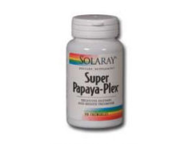 Solaray Super Papaya-Plex 90 Chews Solaray Super Papaya-Plex 90 Chews
