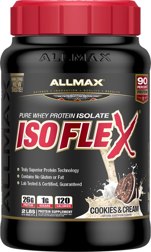 IsoFlex Whey Protein Isolate by Allmax Nutrition | 2lbs IsoFlex Whey Protein Isolate by Allmax Nutrition | 2lbs