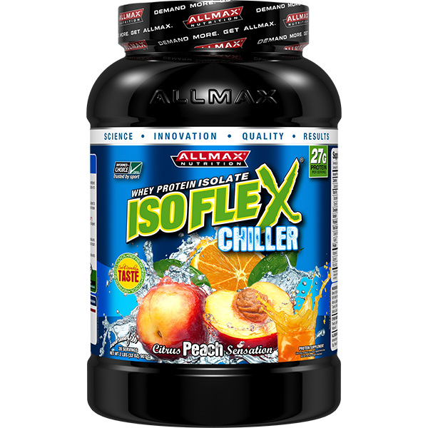Isoflex Chiller Protein by Allmax Nutrition | Peach or Isoflex Chiller Protein by Allmax Nutrition | Peach or