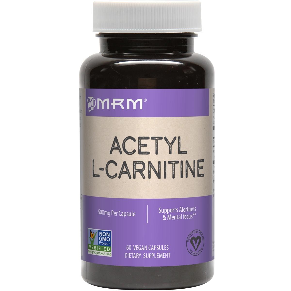 MRM Acetyl LCarnitine 500mg Performance Amino Acid
