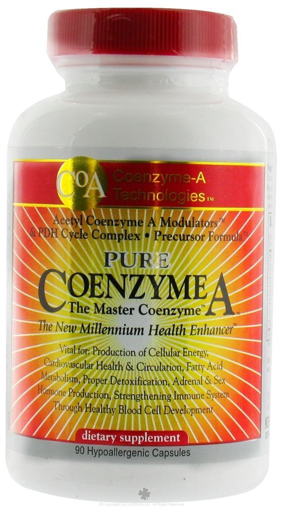 CoEnzyme A Tech CoEnzyme A 90 Gels! Anti-Oxidant Seen on ...