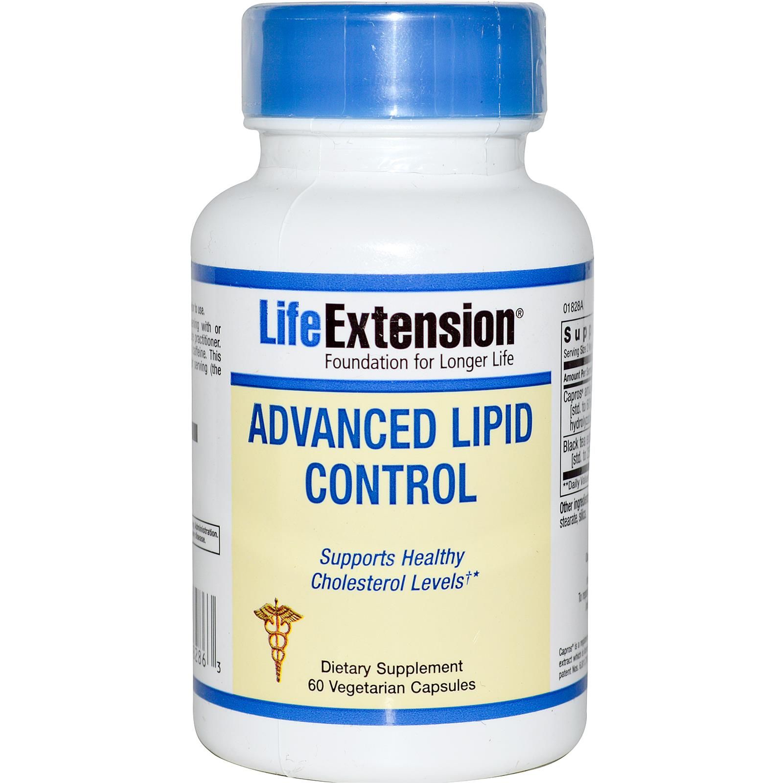 Life Extension Advanced Lipid Control 60 Vege Caps ...