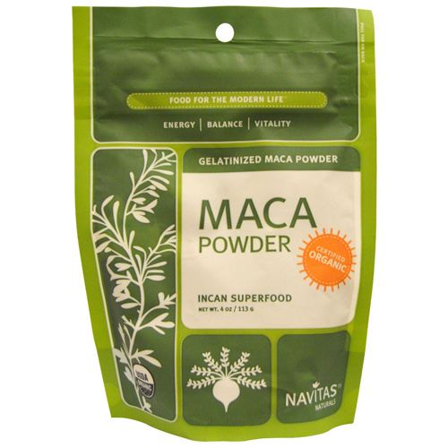 Navitas Naturals Raw Maca Powder (Certified Organic) 4 Oz