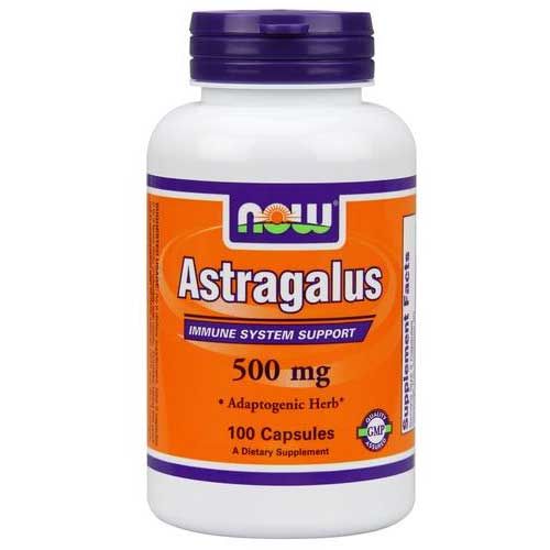 Now Foods Astragalus 500mg 100 Caps