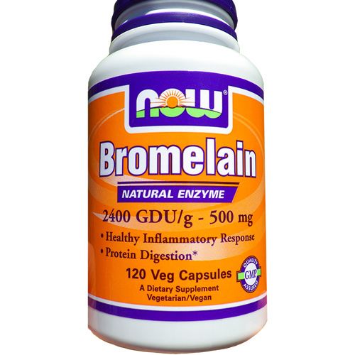 Now Foods Bromelain 500 MG 120 Vege Caps