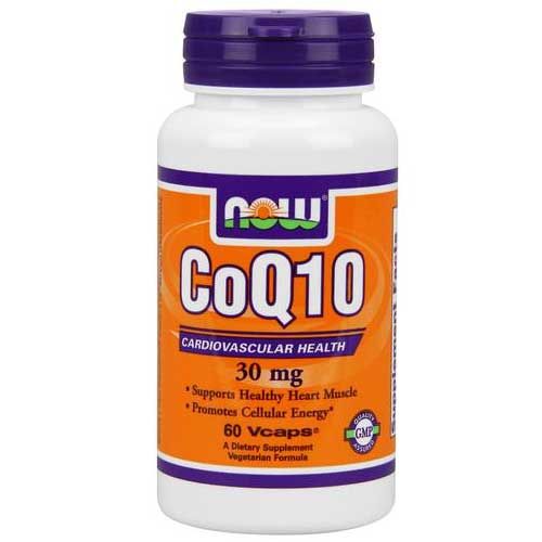 Now Foods CoQ10 30 Mg 60 Vegetable Capsules
