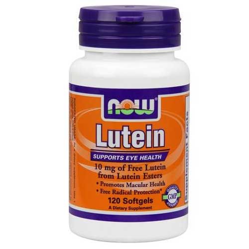 Now Foods Lutein 10 Mg (From Esters) 120 Softgels