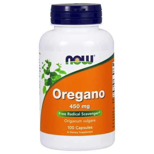 NOW Oregano 450mg 100 Caps Antioxidant