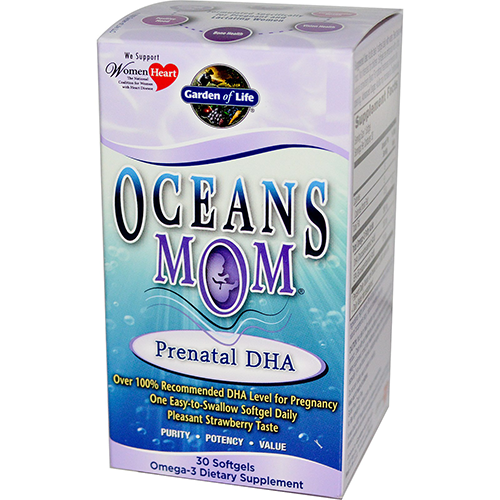 Garden of Life Ocean's Mom Prenatal DHA 30 Gels