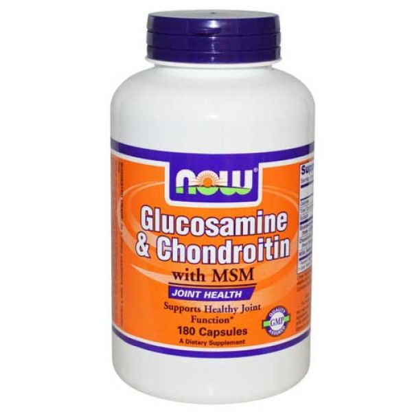 Now Foods Glucosamine/Chondroitin/MSM 180 Capsules